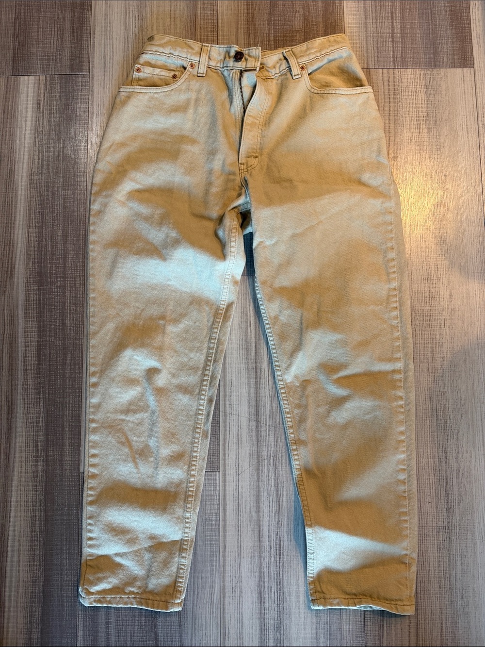 Vintage - Levi's 550 Relaxed Fit Jeans - Khaki